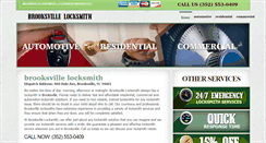 Desktop Screenshot of brooksvillelocksmith.com